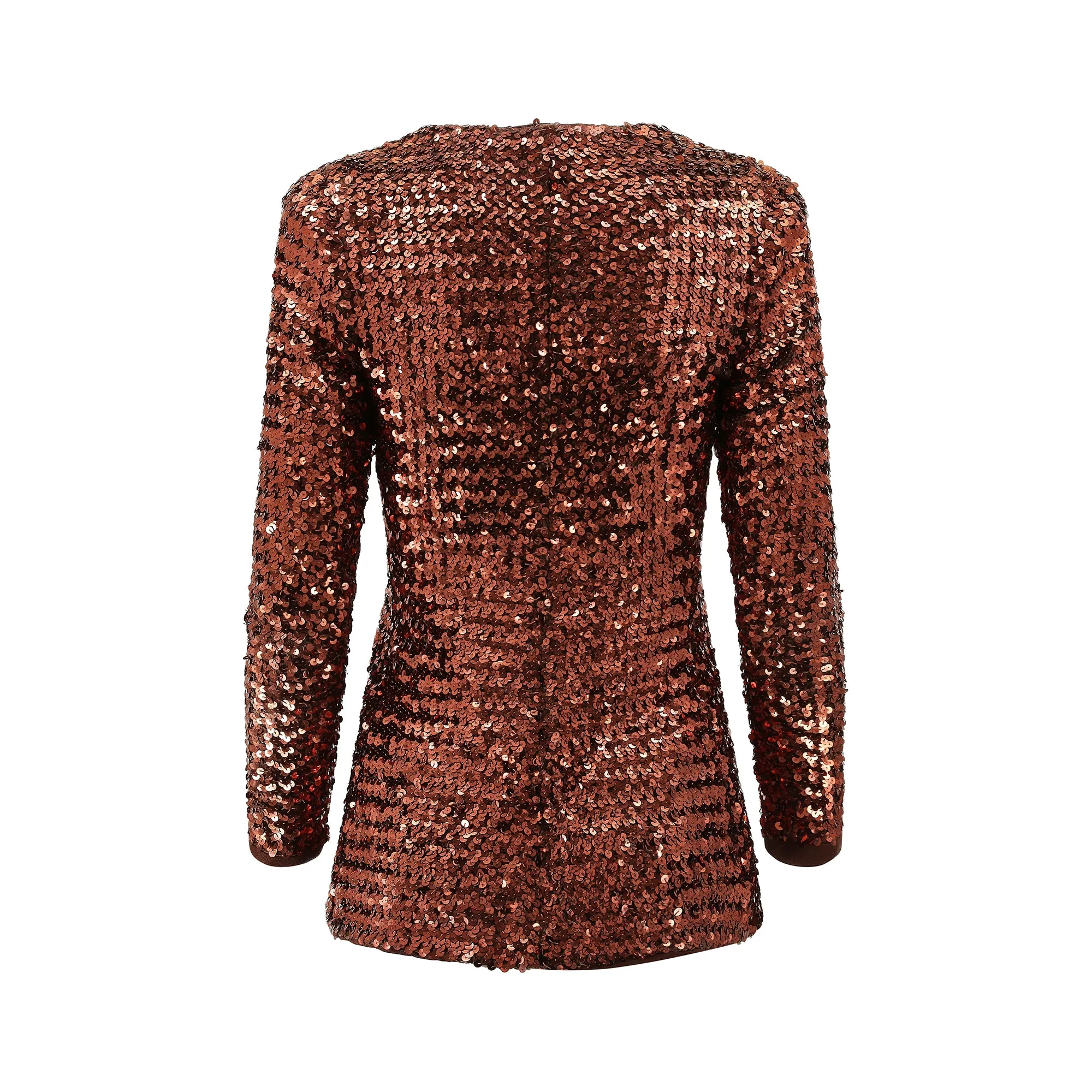 1970s Biba Copper Sequinned Jacket