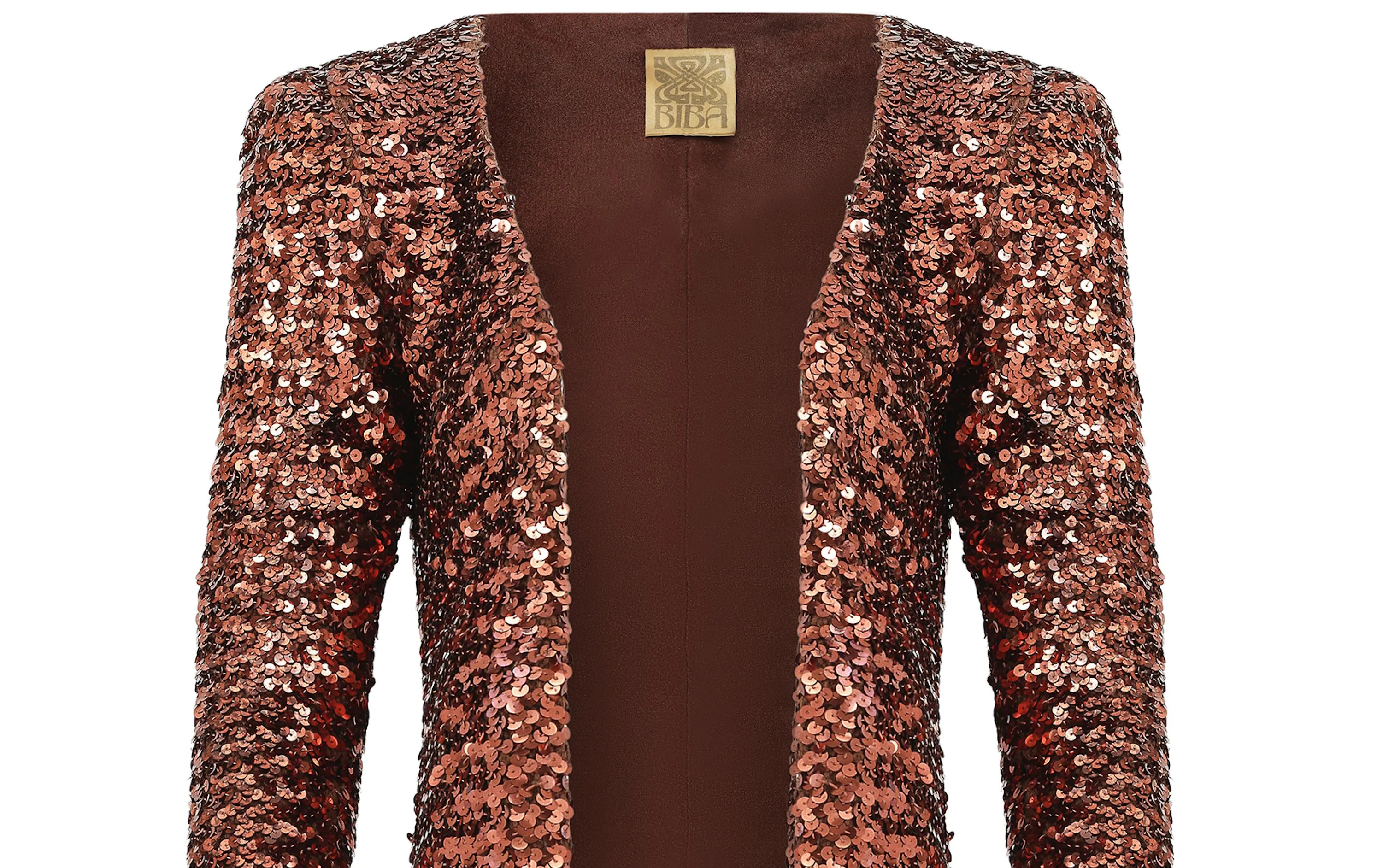 1970s Biba Copper Sequinned Jacket