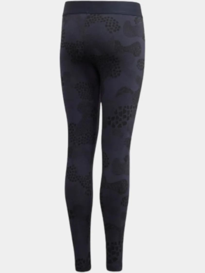 Adidas Must Haves Graphic Kids-Girls Training Tight Black