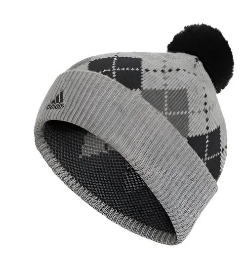 Adidas Women's Graphic PomPom Beanie Grey