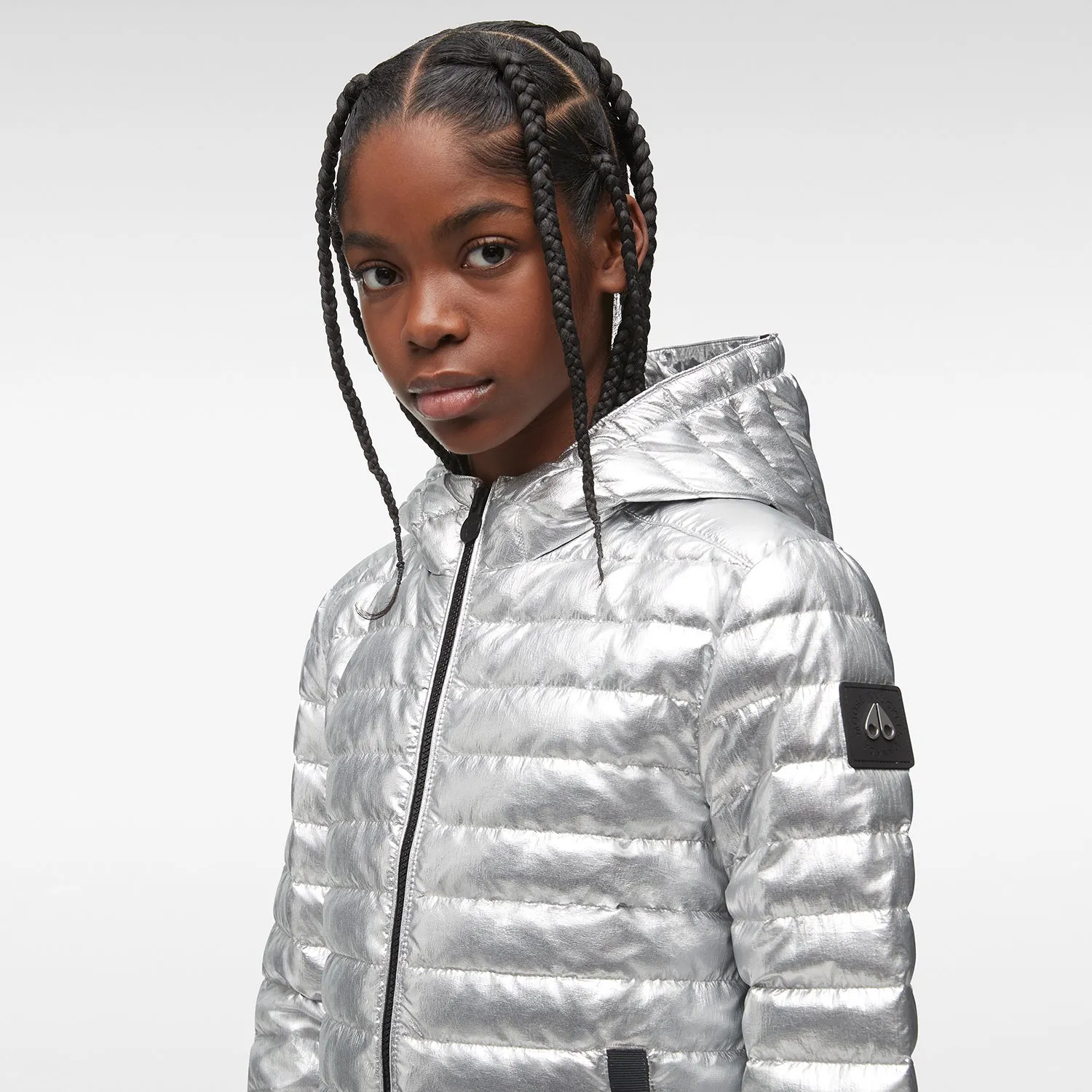 Air Down Jacket - Metallic Silver