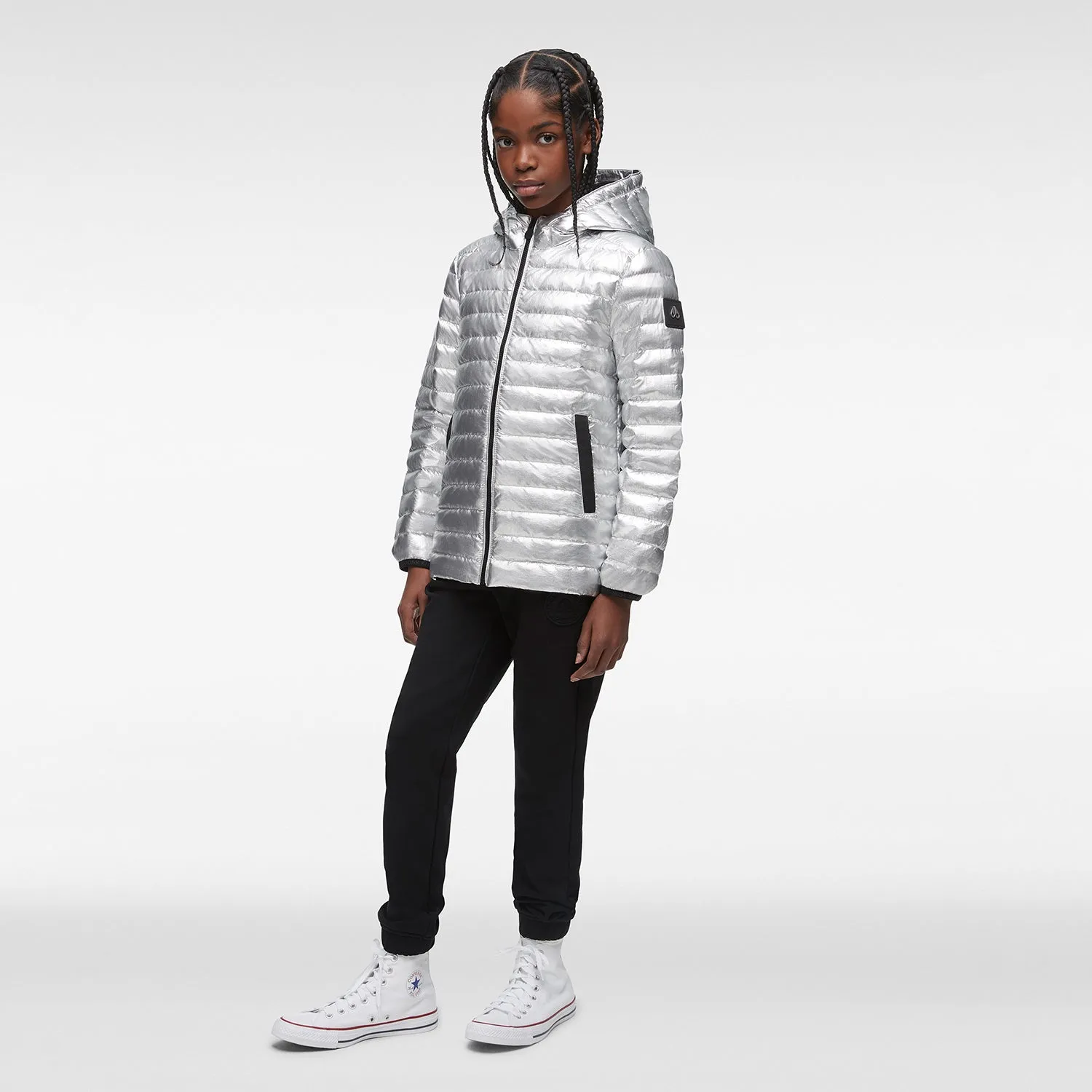 Air Down Jacket - Metallic Silver