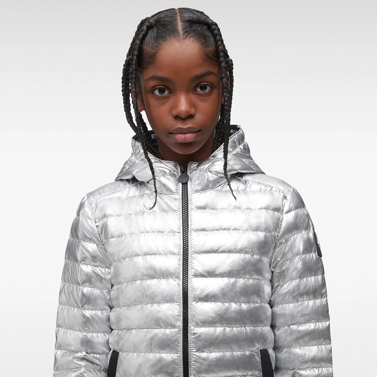 Air Down Jacket - Metallic Silver