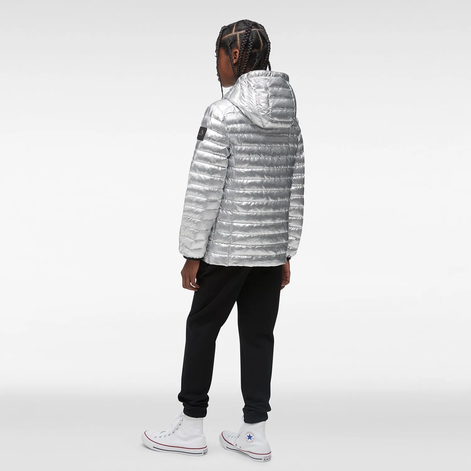 Air Down Jacket - Metallic Silver