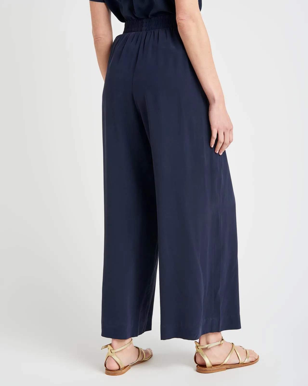 Alessandra Silk Wide Leg Pant