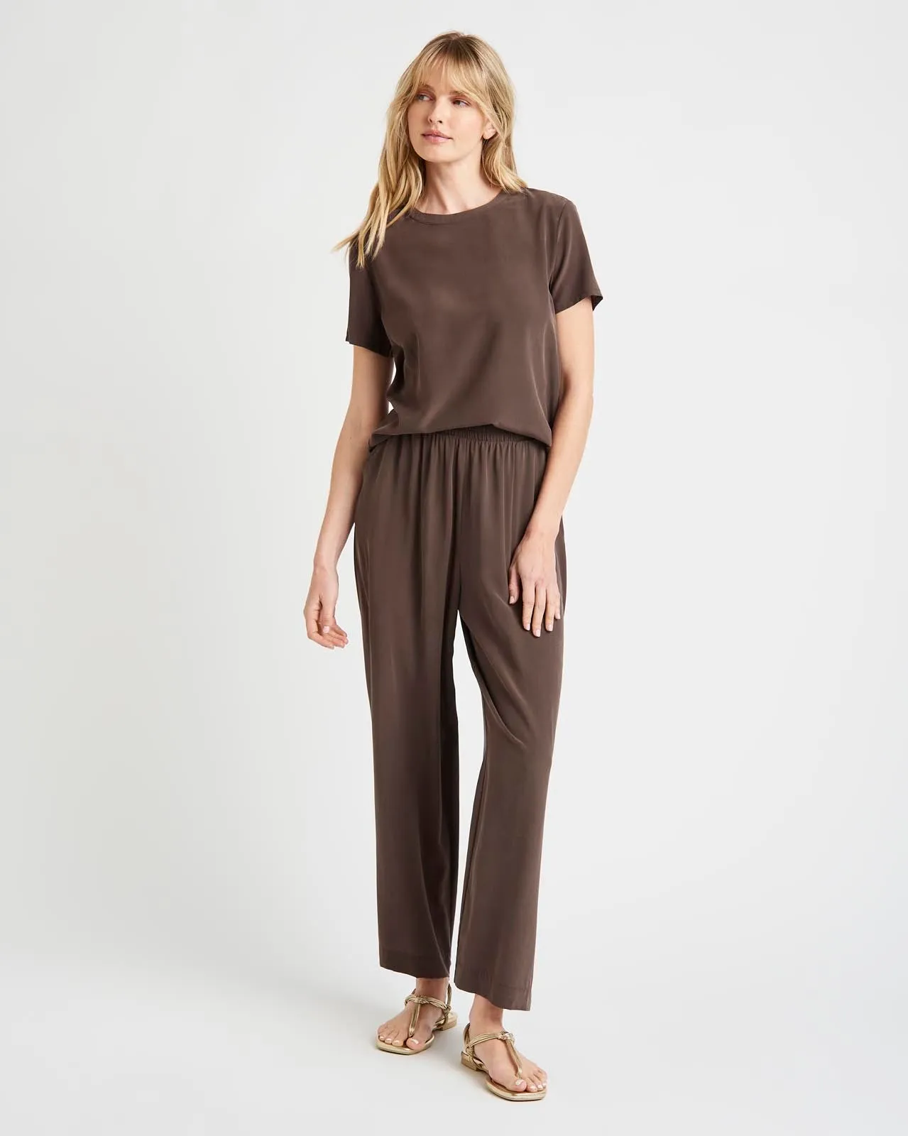 Alessandra Silk Wide Leg Pant