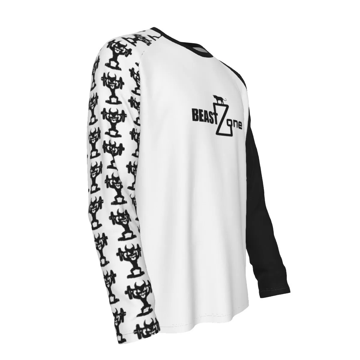 All-Over Print Men's Raglan Long Sleeve T-shirt  | 190GSM  Cotton beastzone 140 print