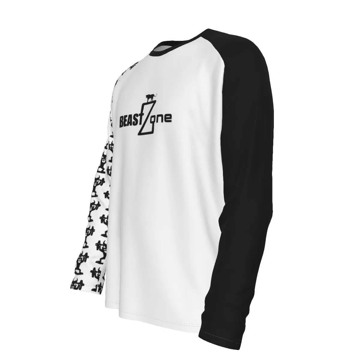 All-Over Print Men's Raglan Long Sleeve T-shirt  | 190GSM  Cotton beastzone 140 print