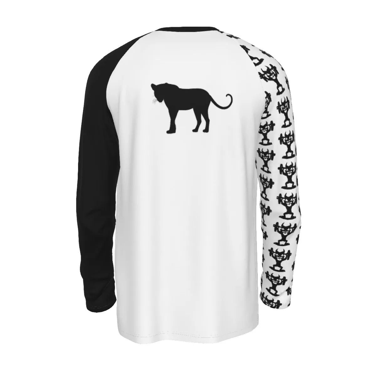 All-Over Print Men's Raglan Long Sleeve T-shirt  | 190GSM  Cotton beastzone 140 print