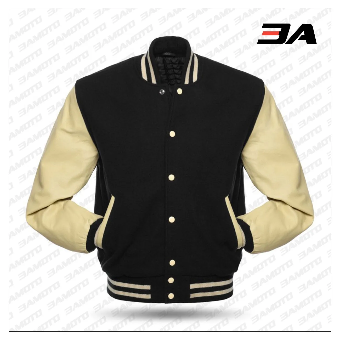 American Varsity Jackets Wool Body Original Leather Sleeves