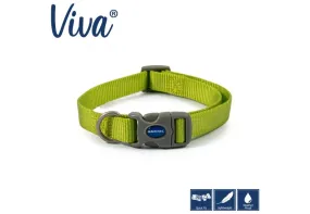 Ancol - Viva Nylon Adjustable Collar - Lime - Large (45-70cm)