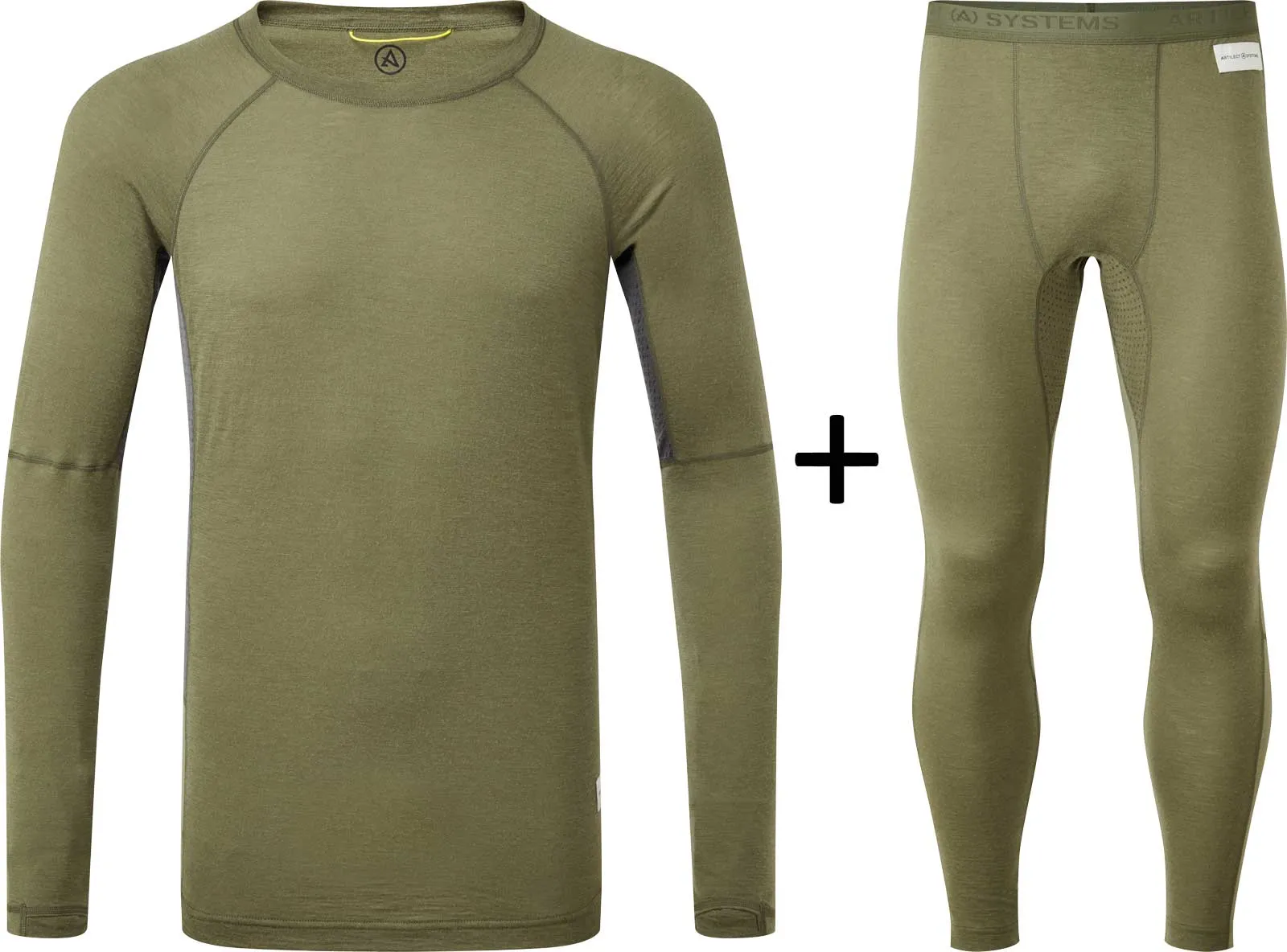 Artilect Men's Boulder 125 Crew Neck Base Layer COMBO