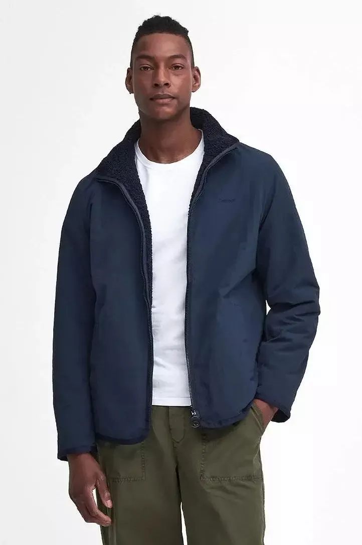 Barbour Fleece Reversible in Navy MFL0195NY71