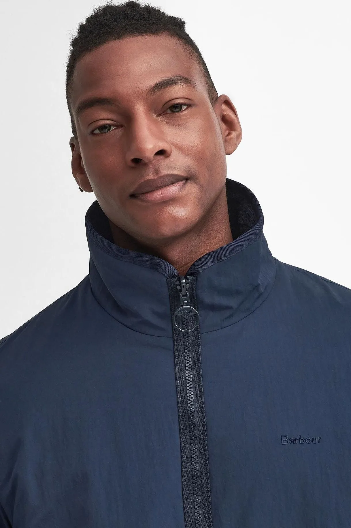 Barbour Fleece Reversible in Navy MFL0195NY71