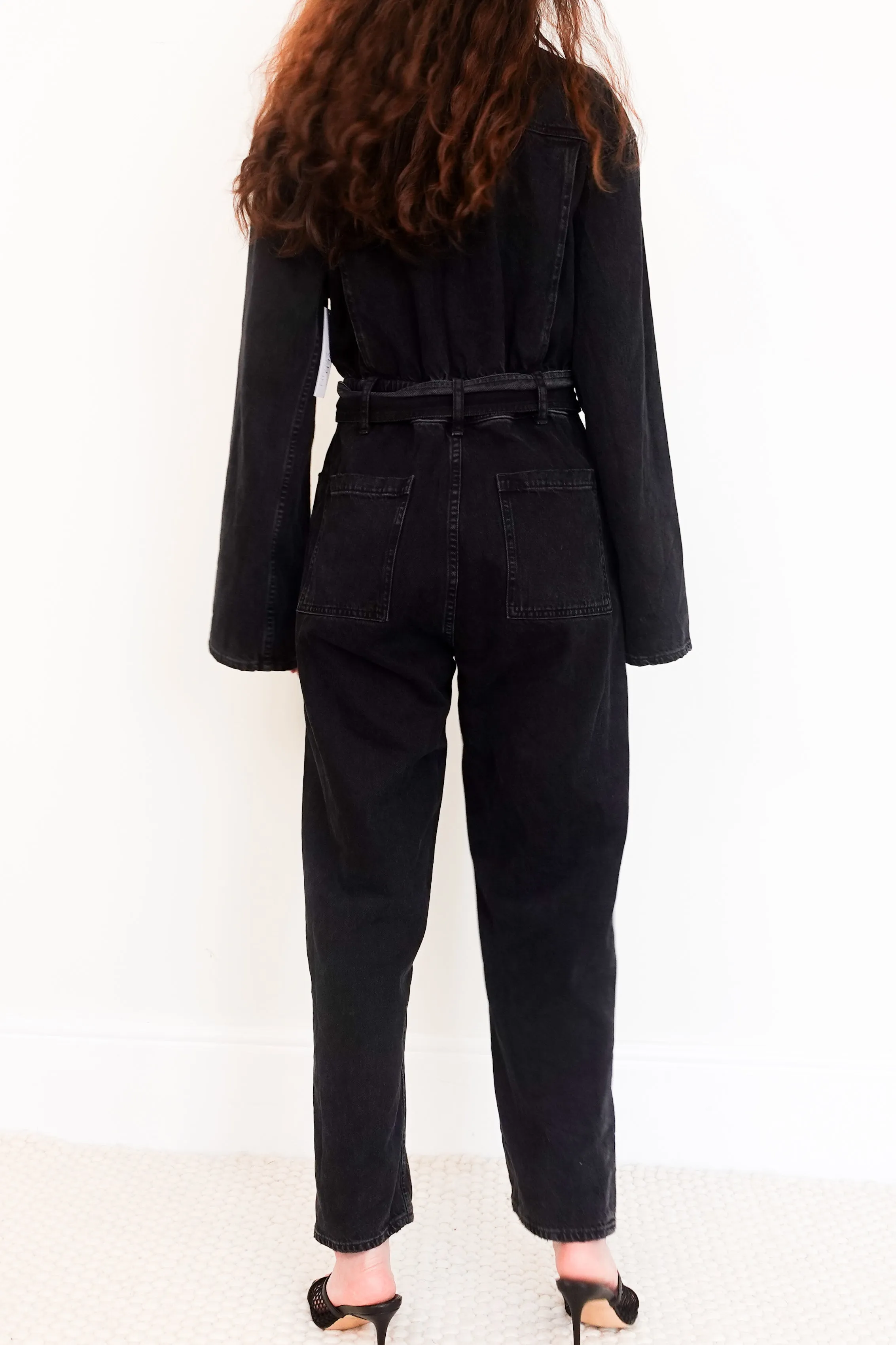 Black denim jumpsuit RRP £125