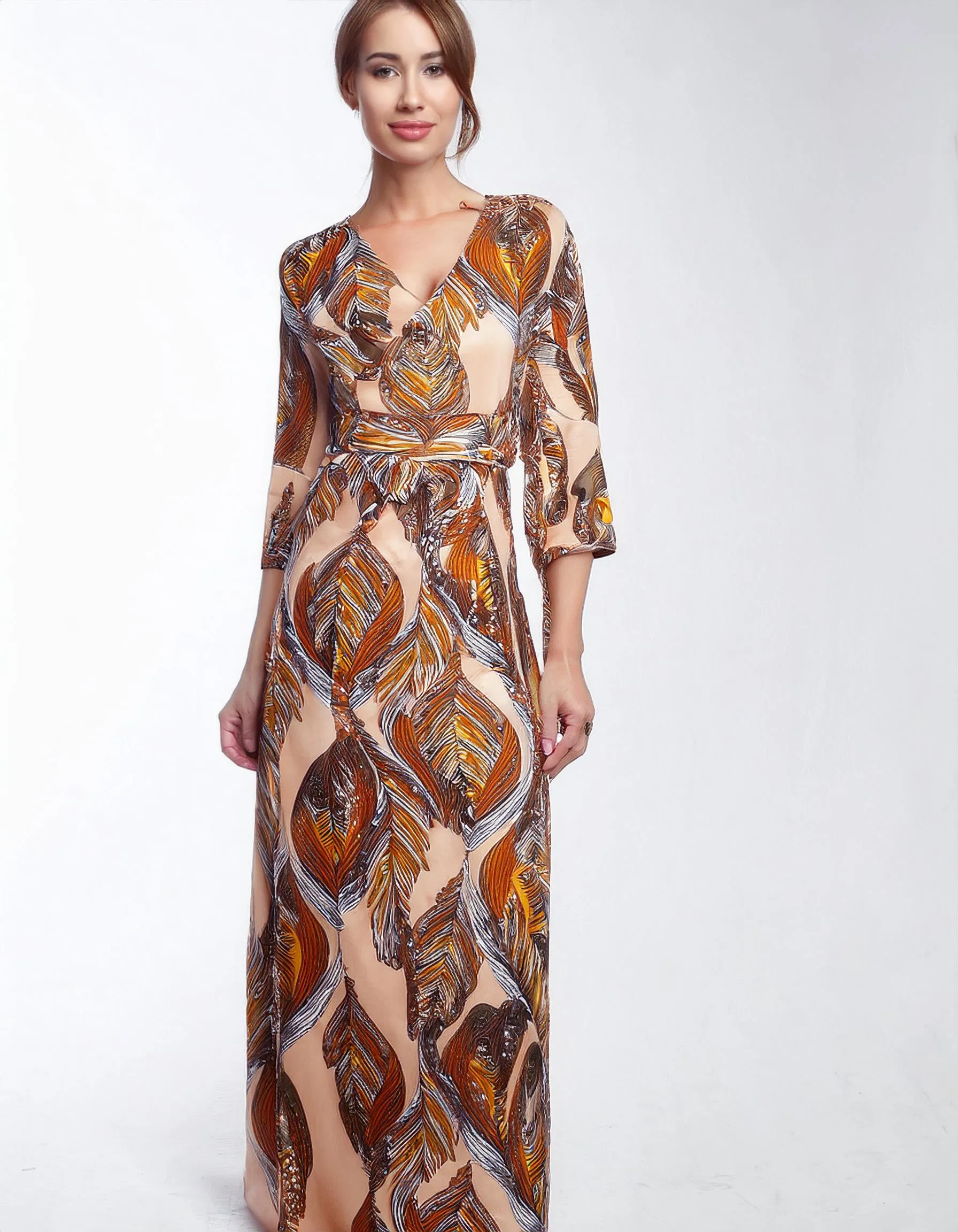 Bohemian Mosaic Maxi Dress