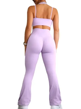 Bootcut Flare Seamless Leggings (Lilac Dream)