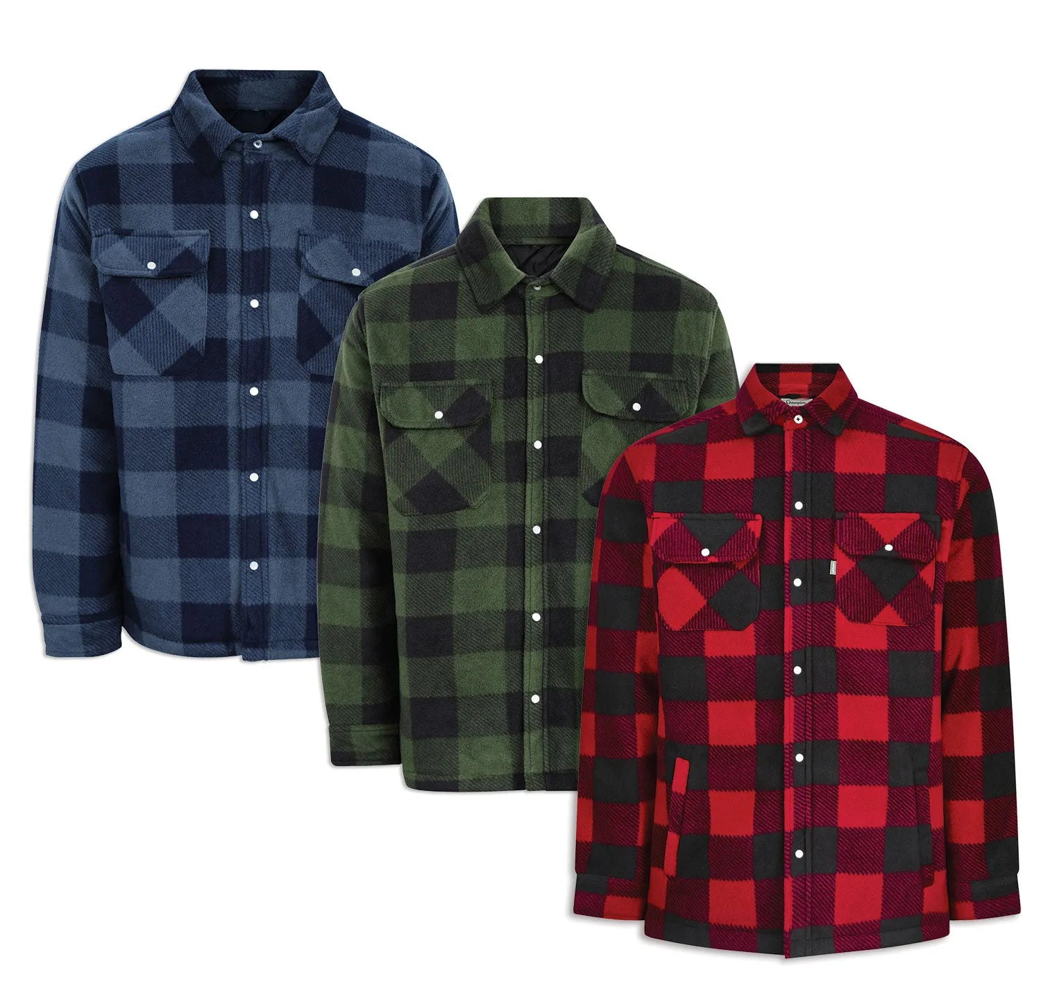 Champion Kinross Padded Fleece Lumberjack Shirt