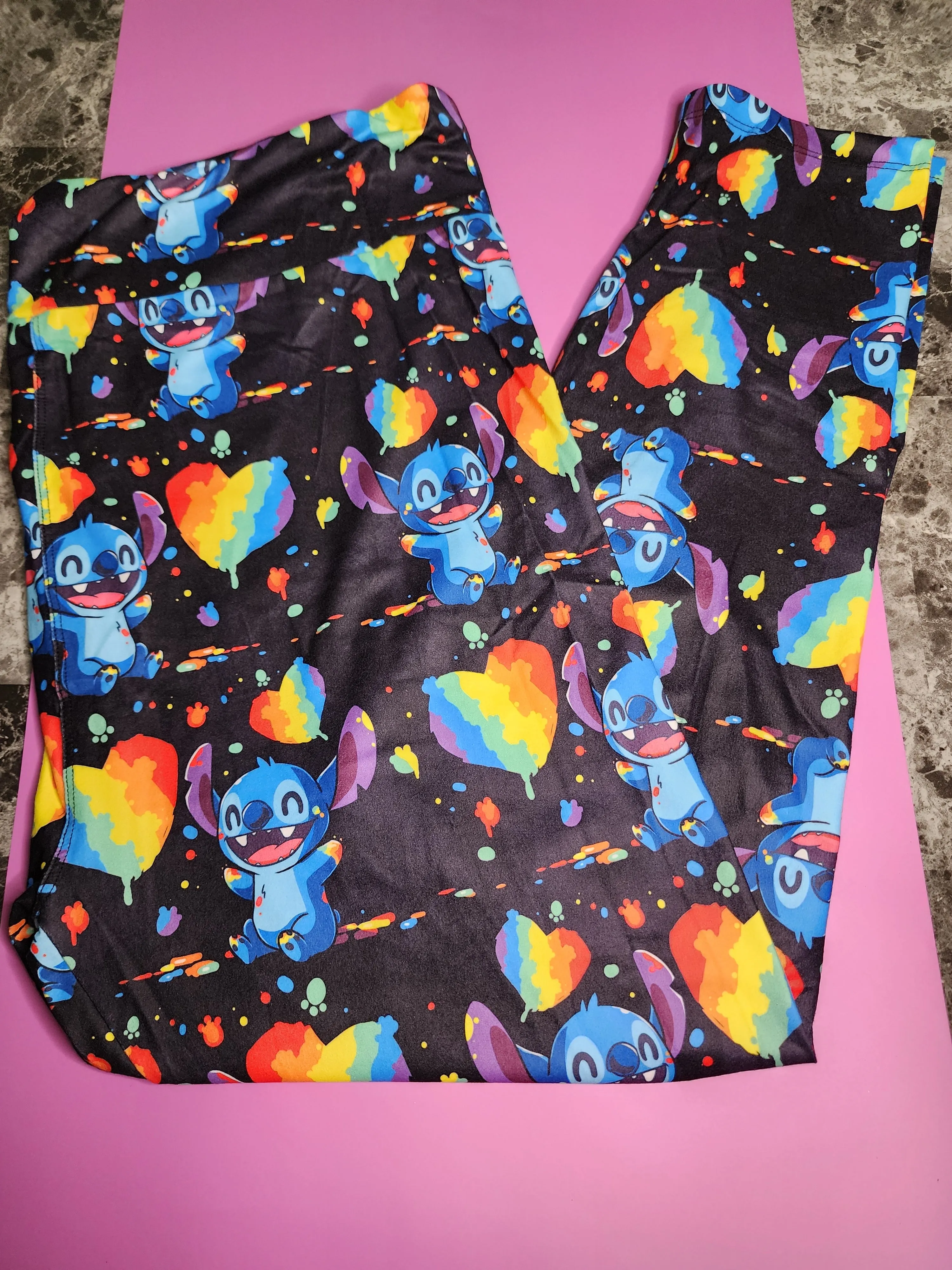 *Charlie's Project Disney Stitch Heart Pride Legging