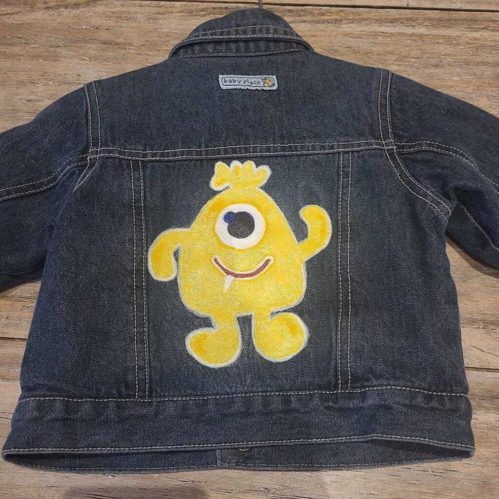 Childrens Place ONE OF A KIND buttonup denim jacket 6-9m