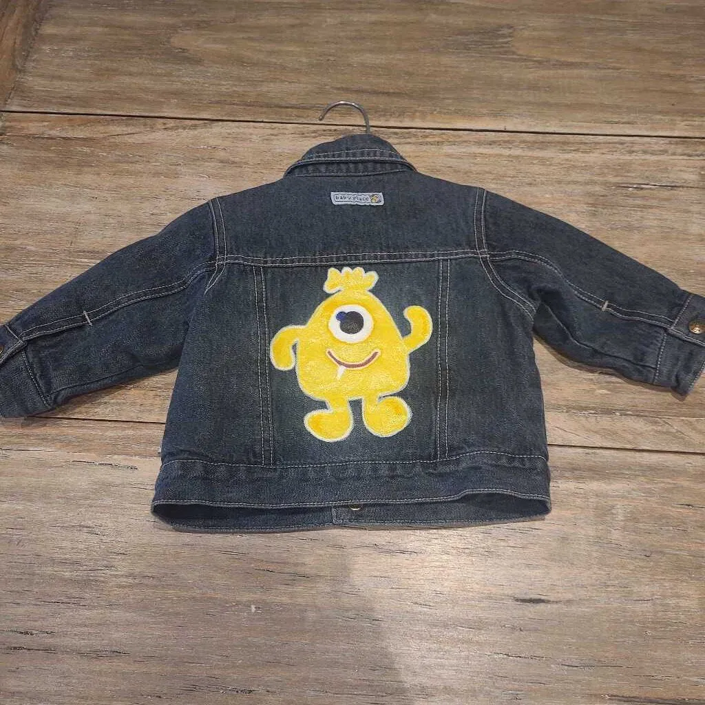 Childrens Place ONE OF A KIND buttonup denim jacket 6-9m