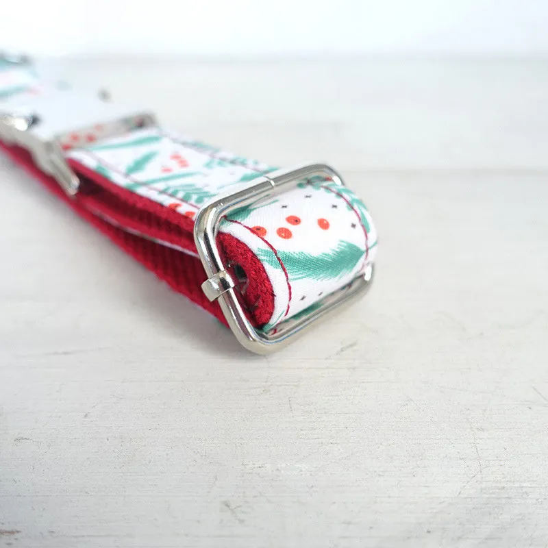 Christmas themed dog collar