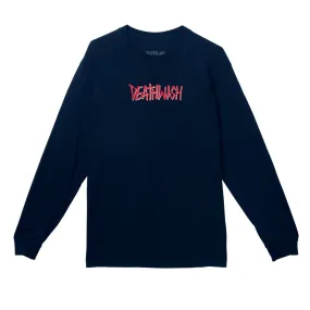 Deathwish Deathspray Navy/Red L/S Tee