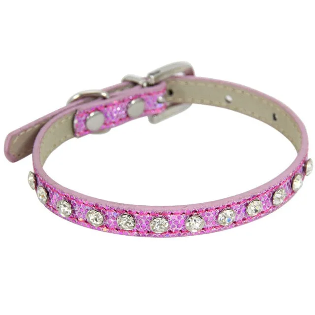 Diamond Rhinestone Puppy Collar