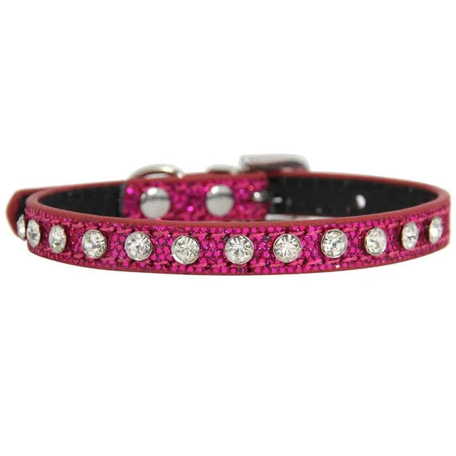 Diamond Rhinestone Puppy Collar