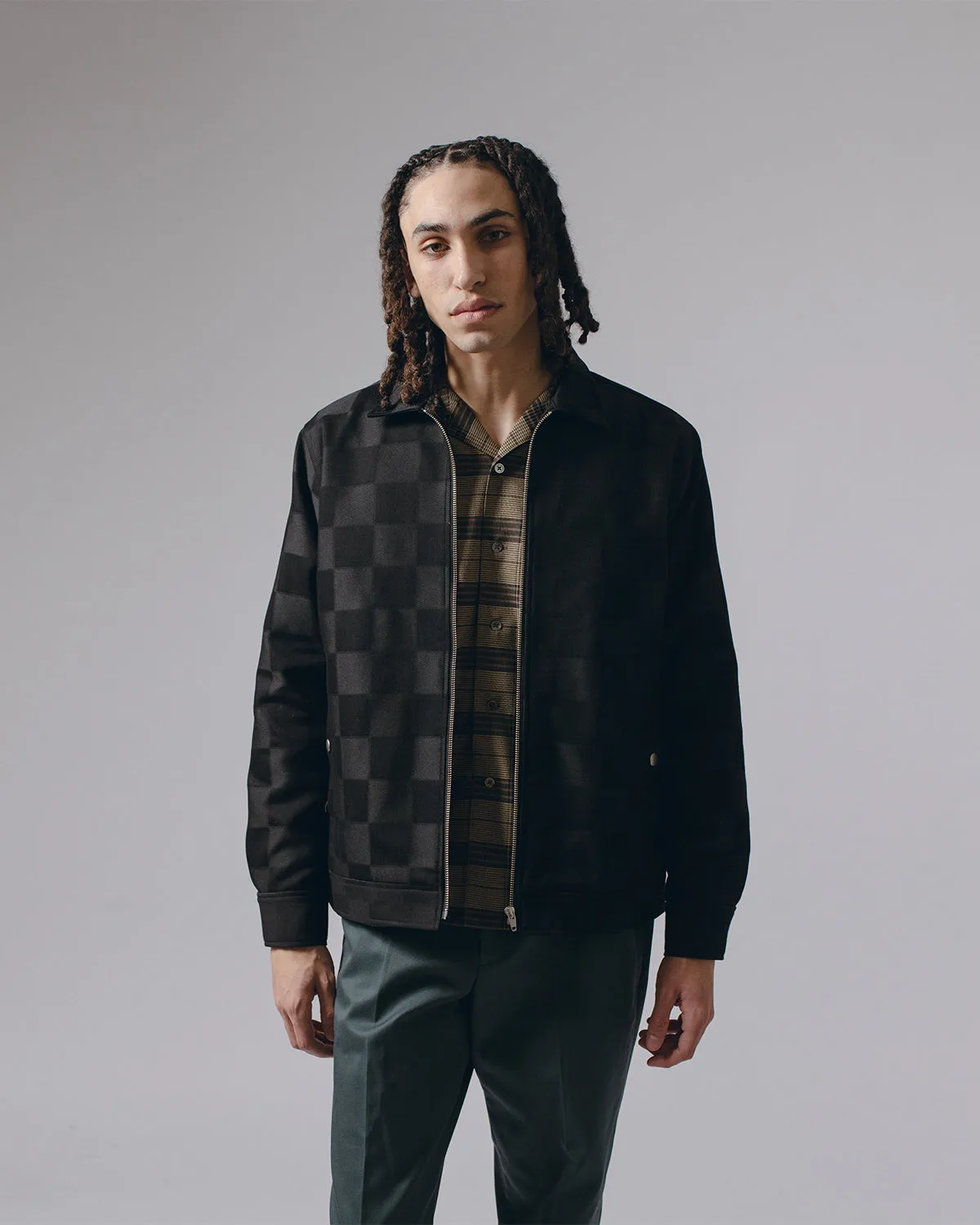 Drizzler Jacket - Tonal Check