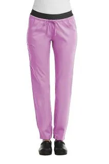 E-Band Waist Jogger Cargo Pants by Maevn (Regular) XXS-3XL /Orchid Bouquet