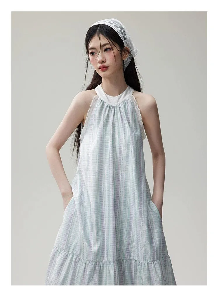 Ethereal Mist Tiered Maxi Dress