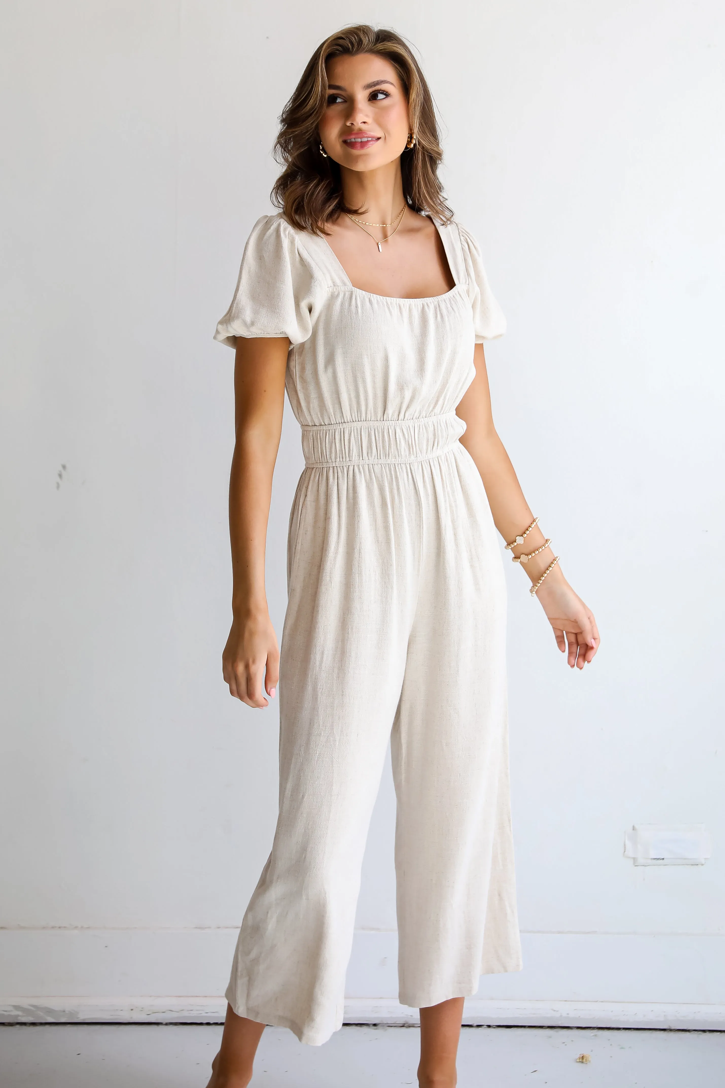 Exceptional Expression Linen Jumpsuit