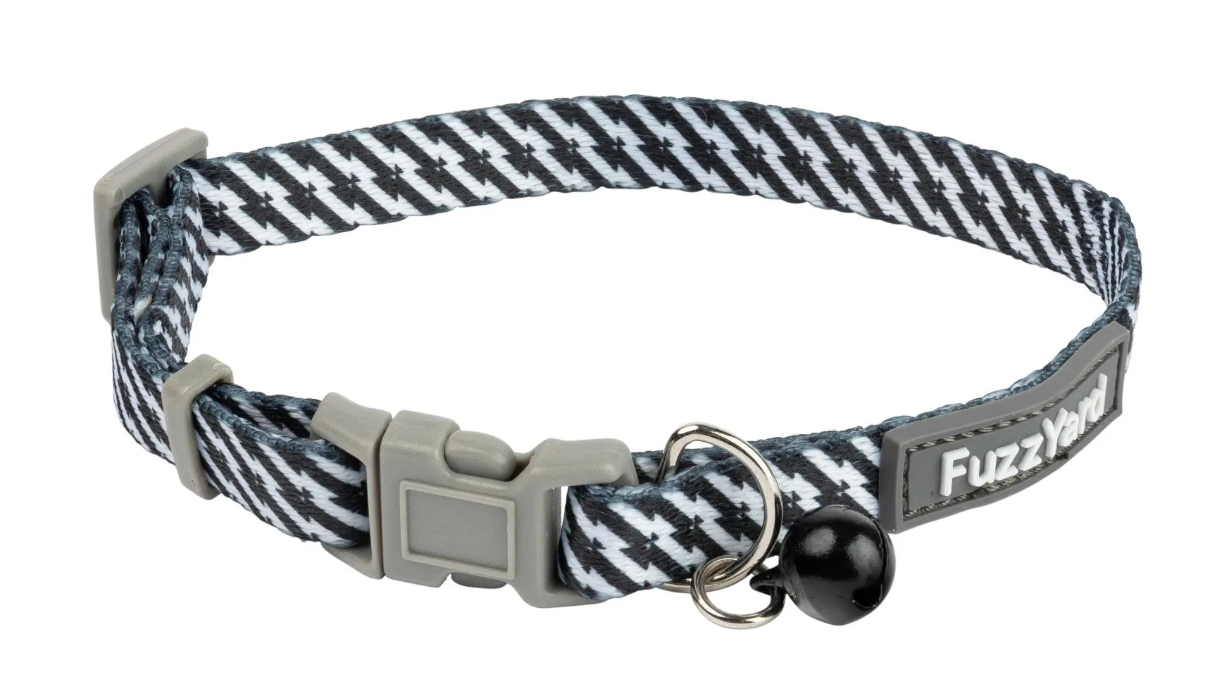 Fuzzyard Cat Collar Tabbytooth Black & White