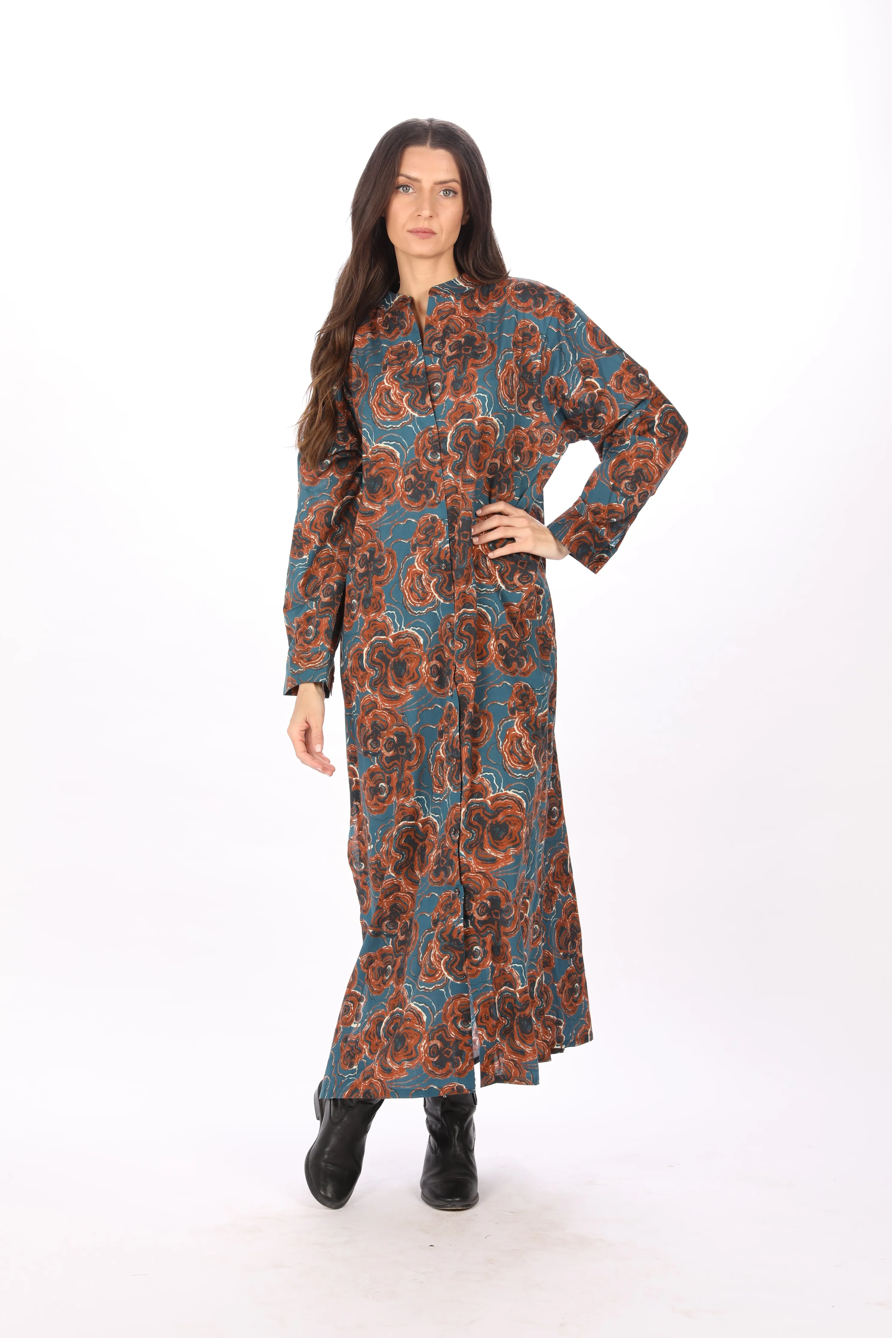 Gaby Dress Tunic. Terra