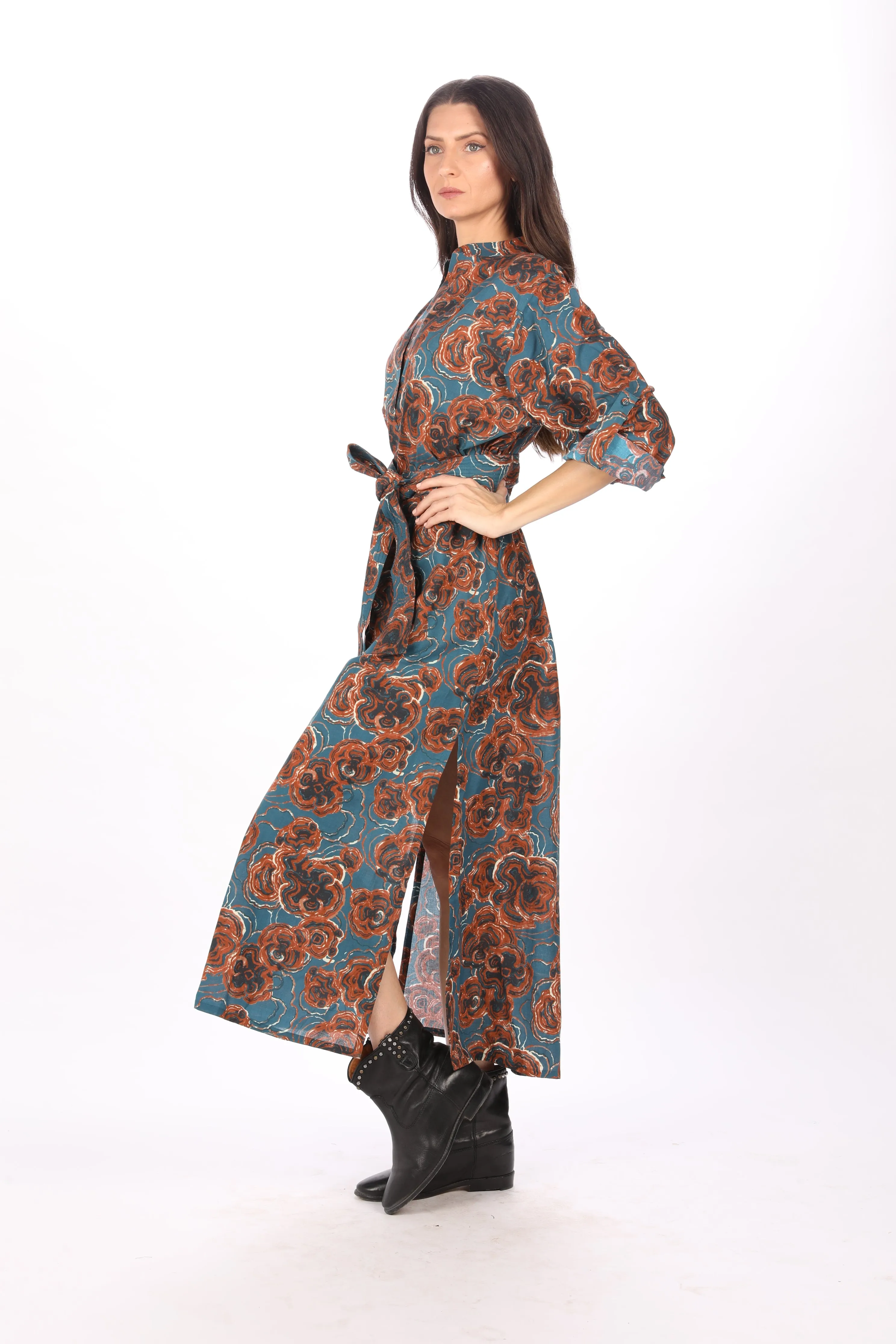 Gaby Dress Tunic. Terra