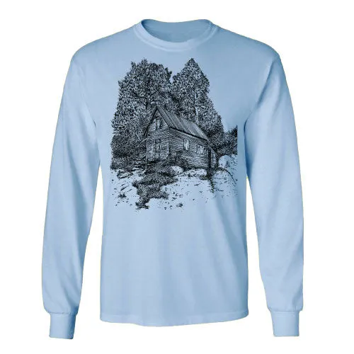 Heroin Skateboards Cabin Longsleeve T-Shirt - Blue