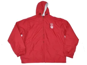 Indiana Hoosiers Gear for Sports Red Long Sleeve Hooded Jacket with Pockets (M)