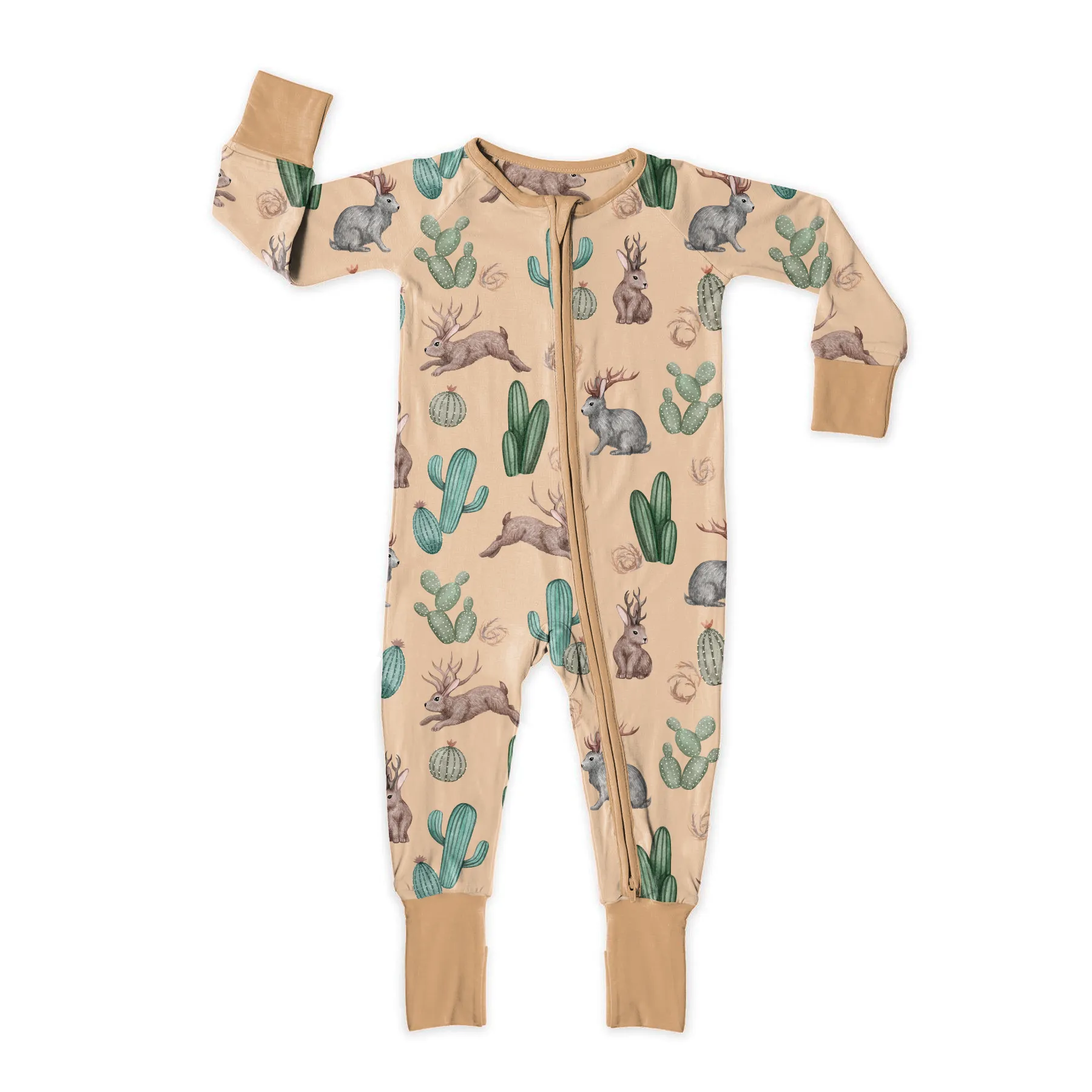 Jackalope Zip Romper