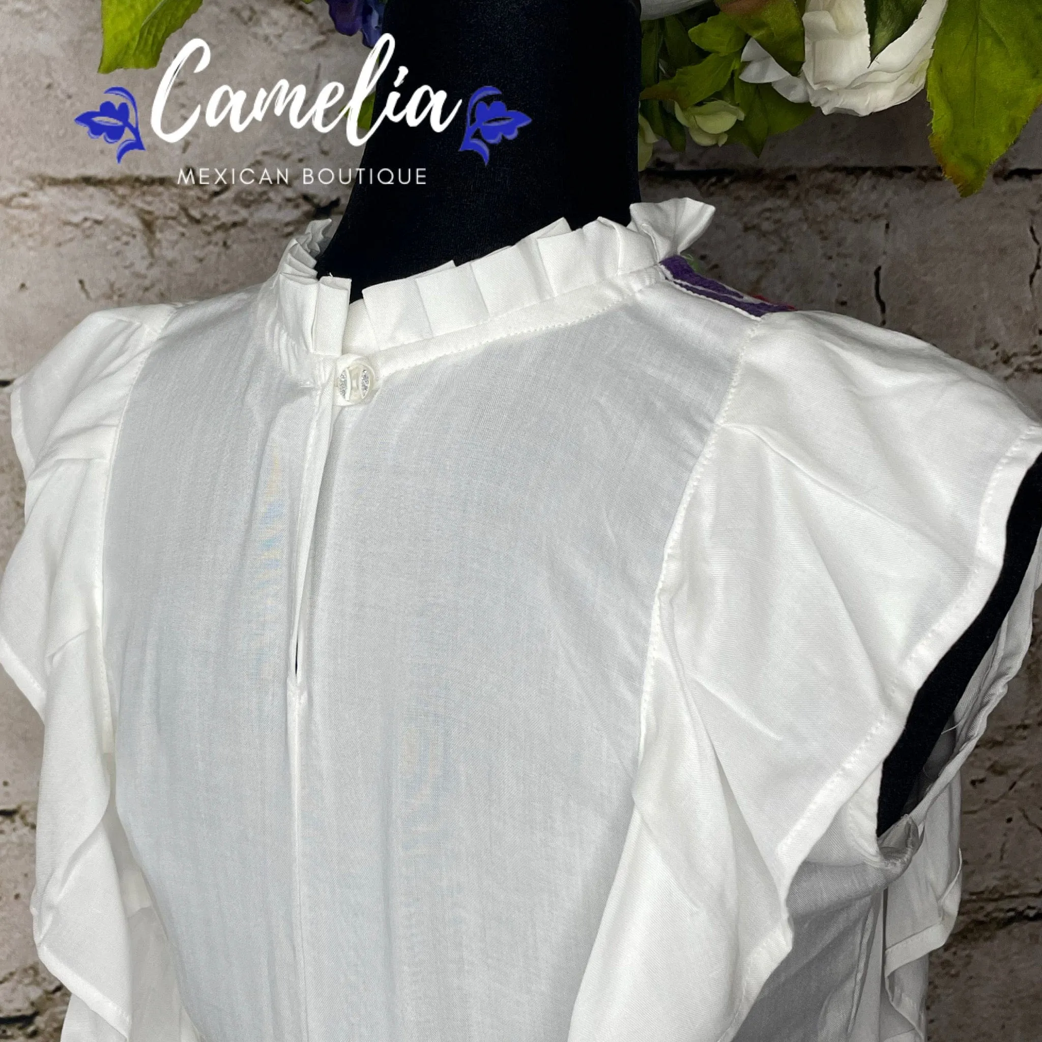 Jalapa Mexican Blouse - Butterfly Sleeve