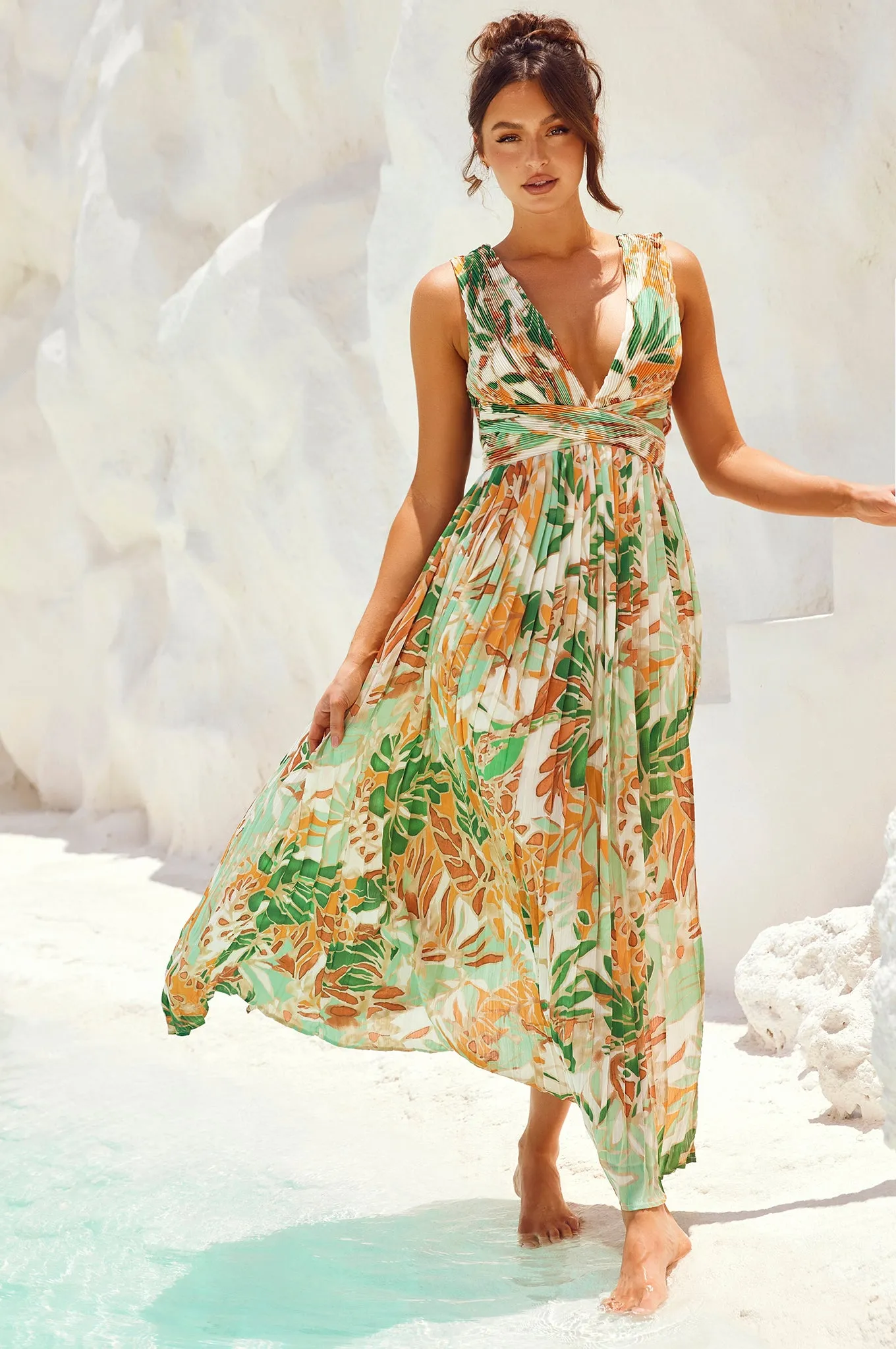 Love Language Maxi Dress - Green