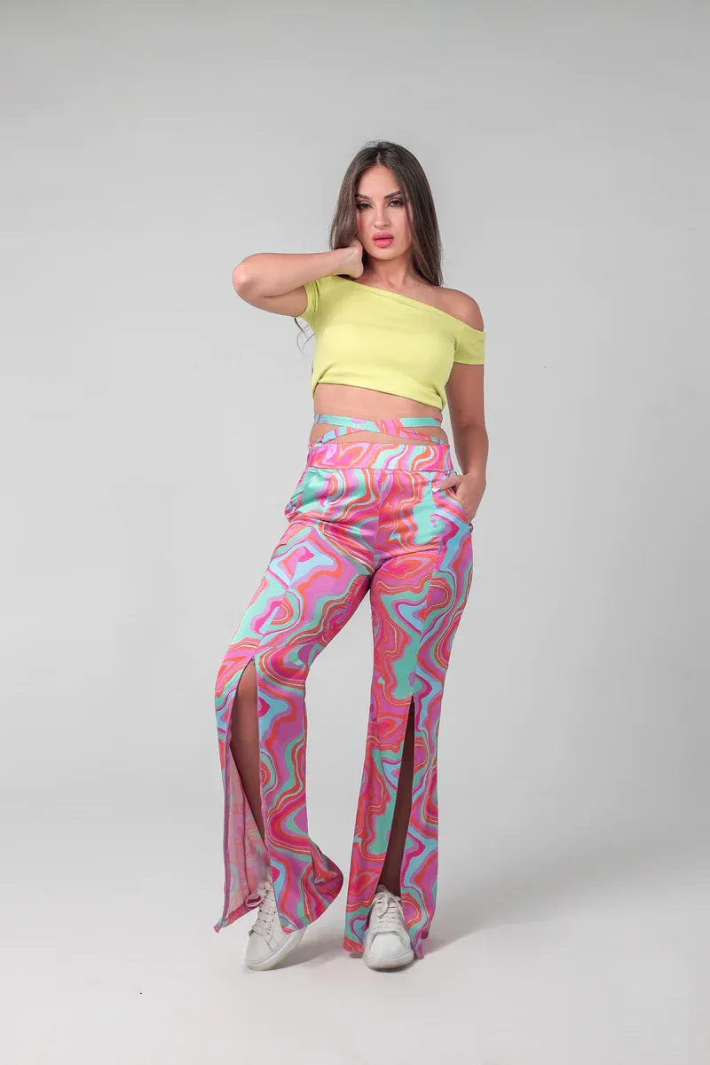 Low Zipper Chroma Blend Pants - Armaia