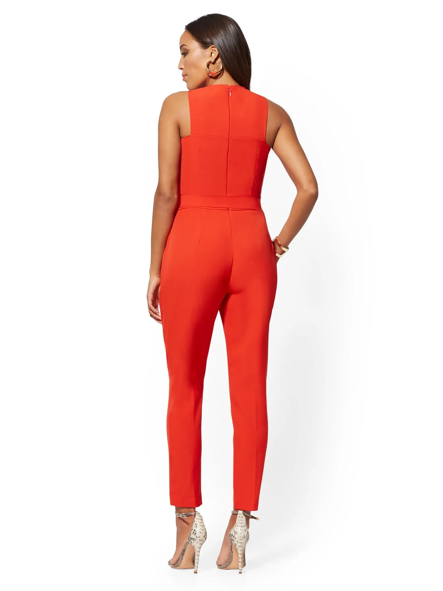 Madie Wrap-Front Jumpsuit