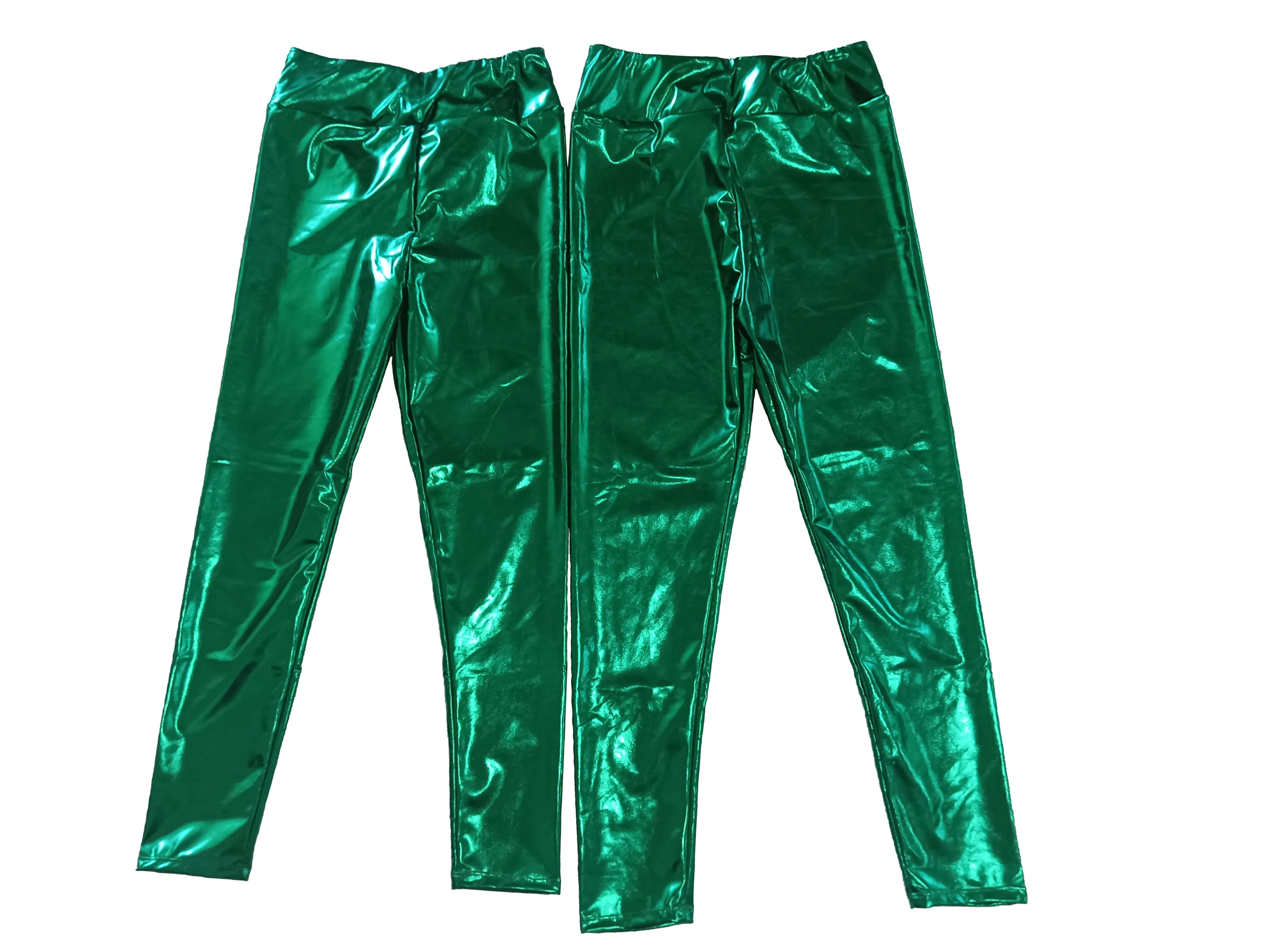 Metallic Leggings Junior - Green