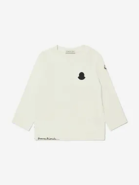 Moncler Enfant Girls Long Sleeve Logo T-Shirt