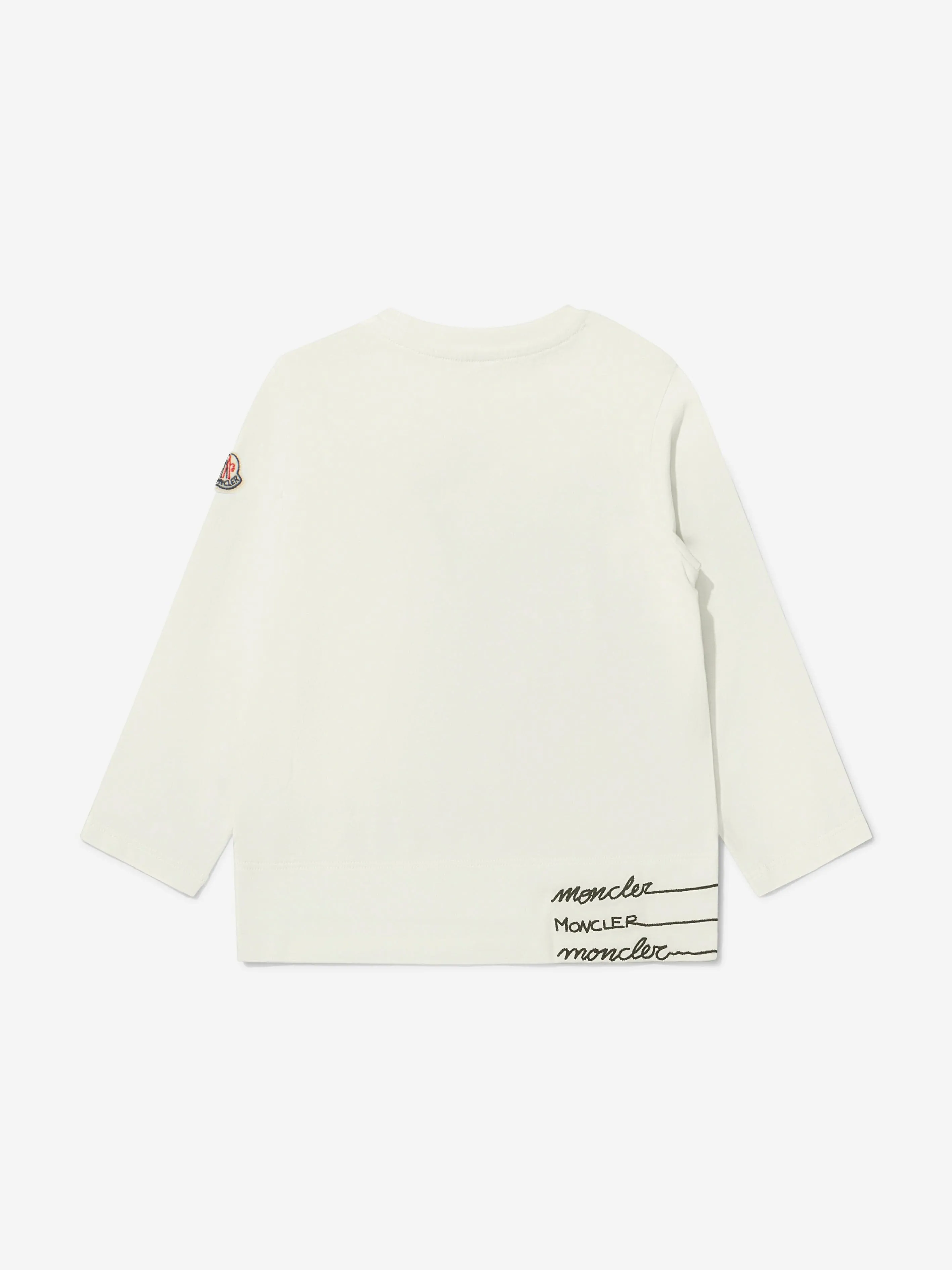 Moncler Enfant Girls Long Sleeve Logo T-Shirt