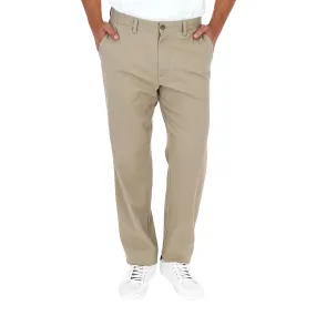 Nautica Men's Soft Twill Classic Fit Stretch Pant Beige