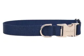 Navy Blue Webbing Collar