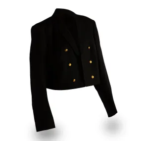 NAVY Women's Dinner Dress Blue Jacket - Gold Buttons