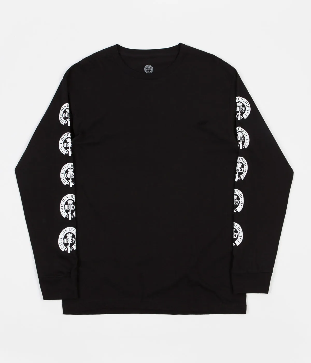 Obey Civil Disobedience Long Sleeve T-Shirt - Black